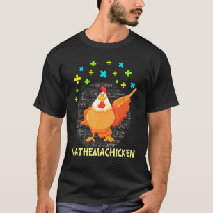 Camiseta Professor de Matemática Mathemachicken Amantes do 
