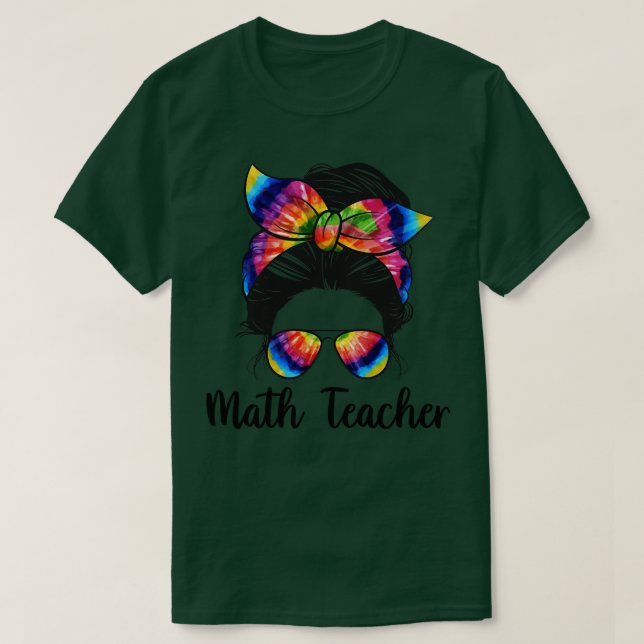Camiseta Professor de Matemática Mensagem de Bun Life Profe (Frente do Design)