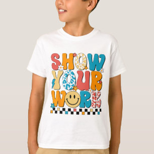 Camiseta Professor de Matemática Mostra Seu Professor de Di