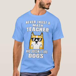 Camiseta Professor De Matemática Nunca Confie Em Alguém Que