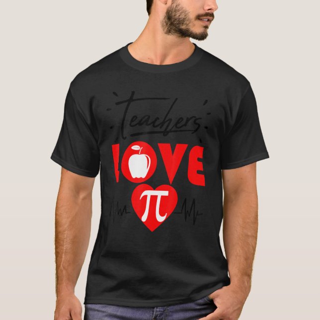 Camiseta Professor de Matemática Pi Day Science Engraçado O (Frente)