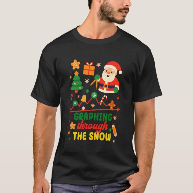 Camiseta Professor de Matemática Piada de Álgebra Natal Grá (Frente)