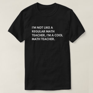 Camiseta Professor de Matemática Professor Engraçado