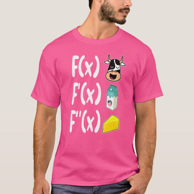 Camiseta Professor de Matemática Queijo de Leite de Vaca Ma (Frente)