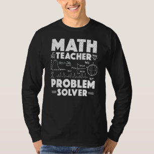 Camiseta Professor de Matemática Resolver Problemas de Volt