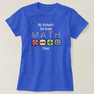 Camiseta Professor de Matemática Símbolos aritméticos per