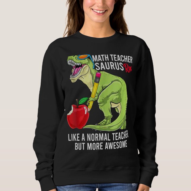 Camiseta Professor De Matemática Surus Rex Como Um Professo (Frente)