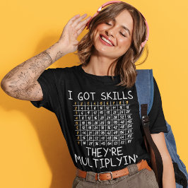 Camiseta Professor de Matemática tem habilidades múltiplas