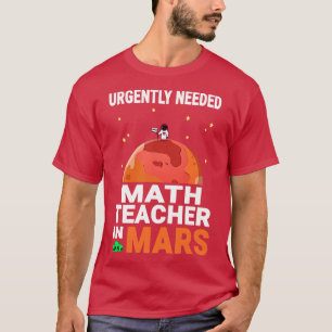Camiseta Professor de matemática urgentemente necessário no