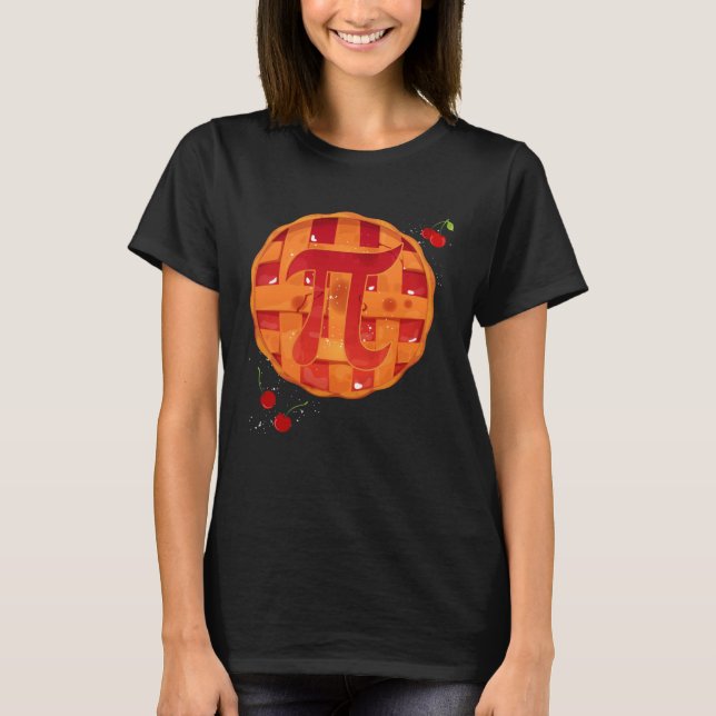 Camiseta Professor de Math Pi Day Cherry Pie (Frente)