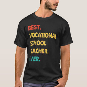 Camiseta Professor de Melhor Escola Profissional de Retro N