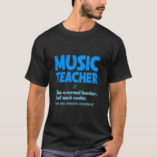 Camiseta Professor de Música Banda Coral Instrumento Musica