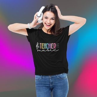 Camiseta Professor de Música de Volta à Escola