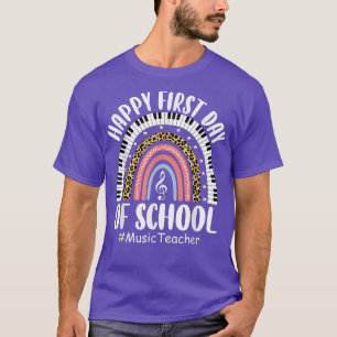 Camiseta Professor De Música Do Esqui-Leopard Primeiro Dia