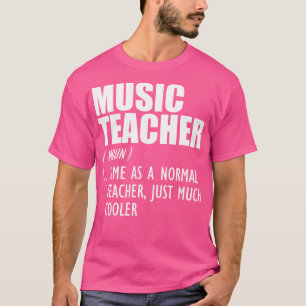 Camiseta Professor de Música Igual a um professor normal ap