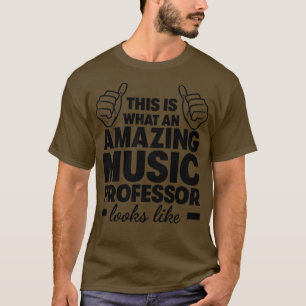 Camiseta Professor de Música Incrível
