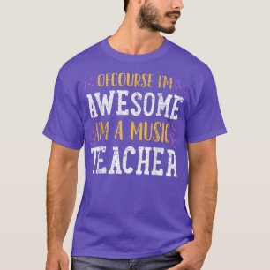 Camiseta Professor de Música Presente no Vintage