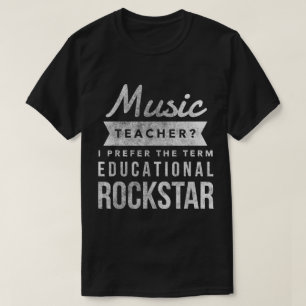 Camiseta Professor de Música Rockstar Educacional