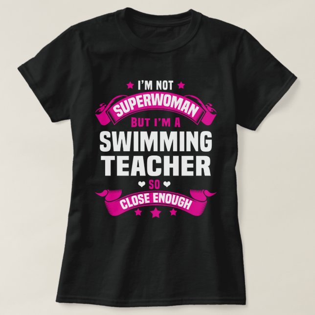 Camiseta Professor de Nadação (Frente do Design)