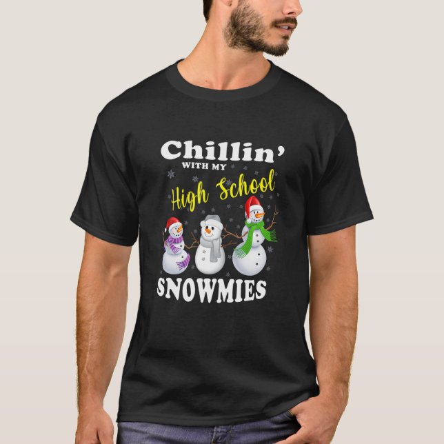 Camiseta Professor de Natal Encantado com o meu Segundo gra (Frente)