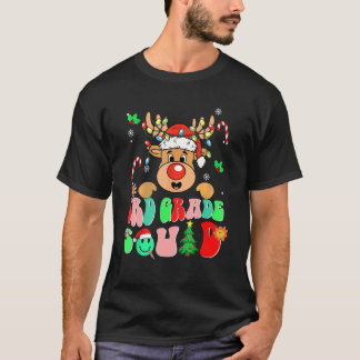 Camiseta Professor de Natal Engraçado Reindeer do 3º Grau d