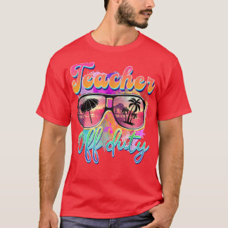 Camiseta Professor de óculos escuros em Duty Beach Sunset n