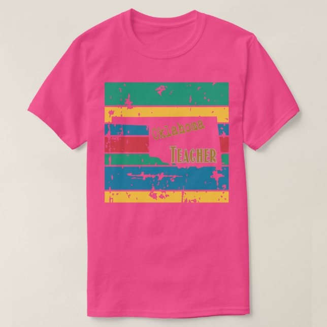 Camiseta professor de Oklahoma (Frente do Design)