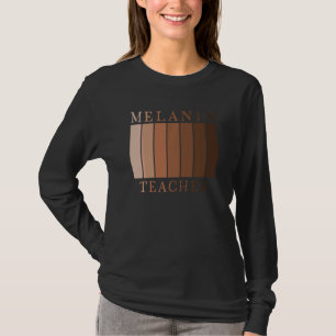 Camiseta Professor de Orgulho Negro Melanin na História Neg