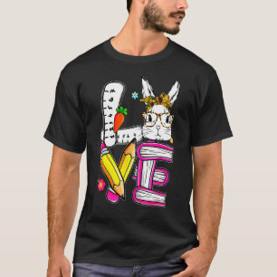 Camiseta Professor de Páscoa de amor, coelhinho bonito, Fel