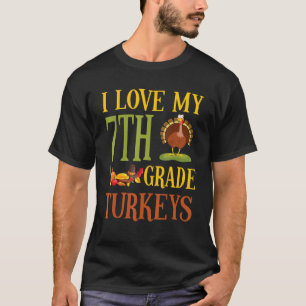 Camiseta Professor de Peregrinação de Dia de Ação de Graças