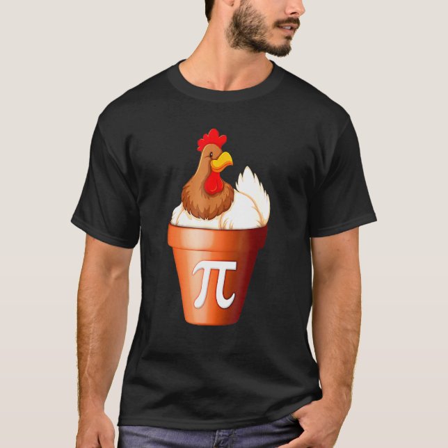 Camiseta Professor de Pote de Pinheiro no Pi Day (Frente)