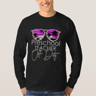 Camiseta Professor de pré-escola desligado de plantar óculo