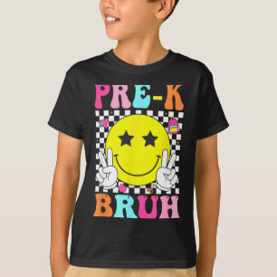 Camiseta Professor de pré-jardim de infância crianças sorri