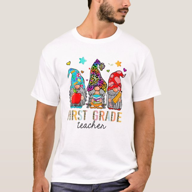 Camiseta Professor De Primeira Classe Leopard Da Classe 1Ru (Frente)