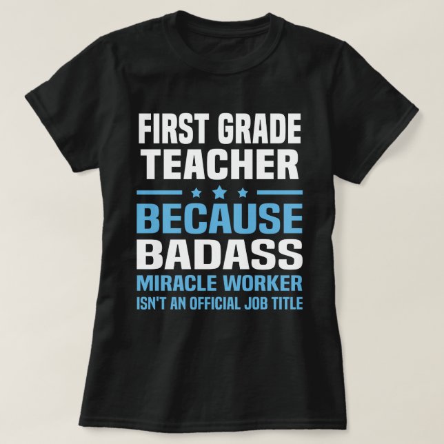 Camiseta Professor de primeiro grau (Frente do Design)