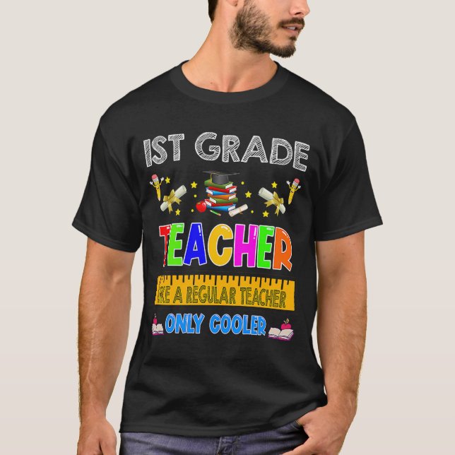 Camiseta Professor De Primeiro Grau Como Professor Regular  (Frente)