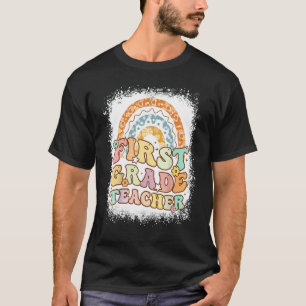 Camiseta Professor de primeiro grau Professor Retro Groovy
