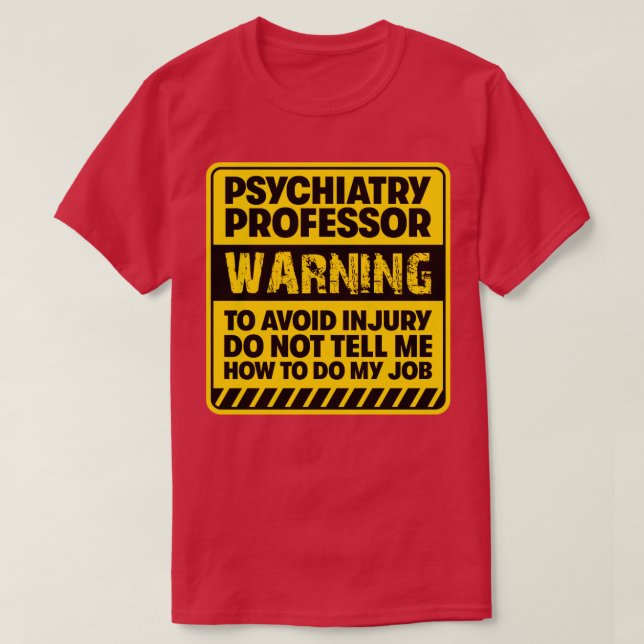 Camiseta Professor de Psiquiatria2 (Frente do Design)