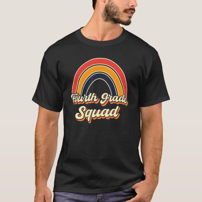 Camiseta Professor De Quarto Grau De Esquadrão Retrorna Arc (Frente)