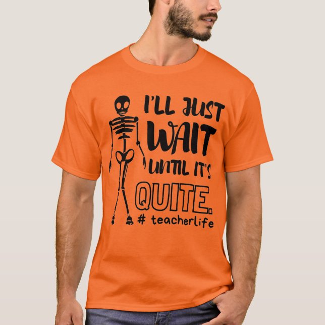 Camiseta Professor de Queda de Halloween (Frente)