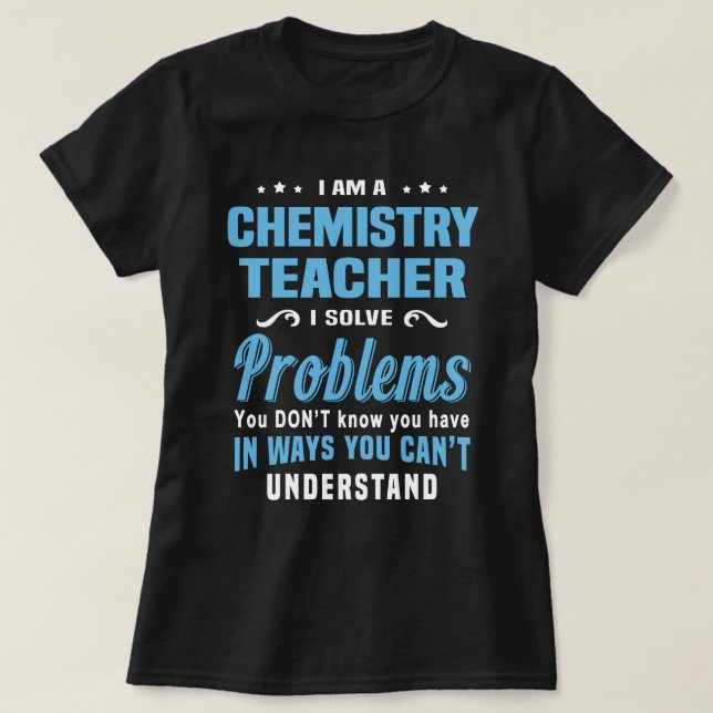 Camiseta Professor de Química (Frente do Design)