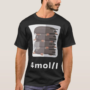 Camiseta Professor de Química de Estudantes de Ciências do