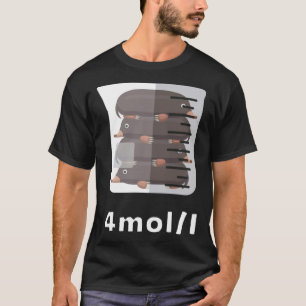 Camiseta Professor de Química de Estudantes de Ciências do
