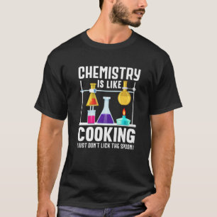Camiseta Professor de Química é como Cozinhar, simplesmente