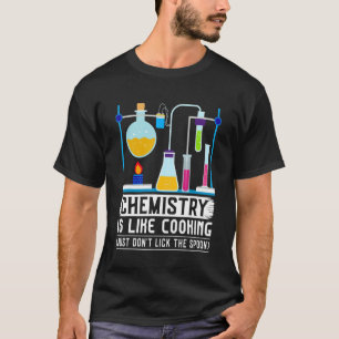 Camiseta Professor de Química é como Cozinhar, simplesmente