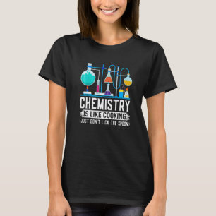 Camiseta Professor de Química é Como Cozinhar Só Não Lambe 