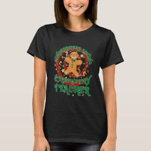 Camiseta Professor de Química Emprego Biscoito de Gengibre
