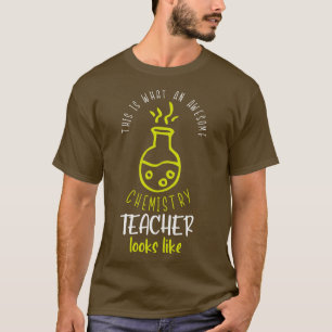 Camiseta Professor de Química Incrível Escola de Ditos Engr