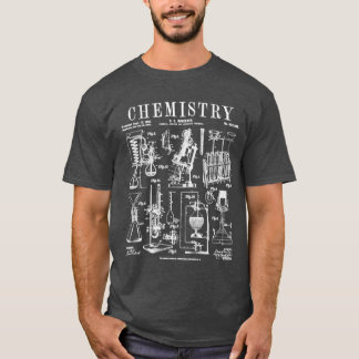Camiseta Professor de Química Laboratório de Ciência dos Es