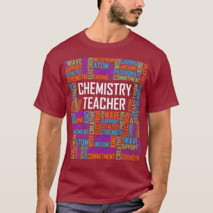 Camiseta Professor de Química Traça Palavra Presente para